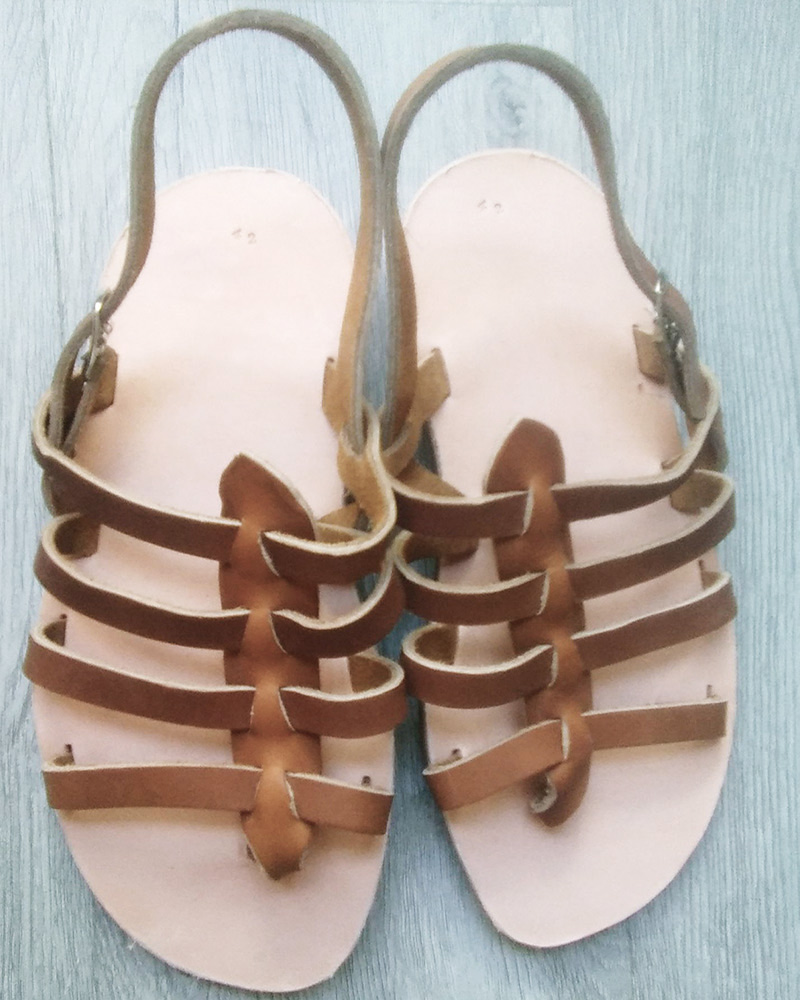 sandales nu-pied naturel femme
